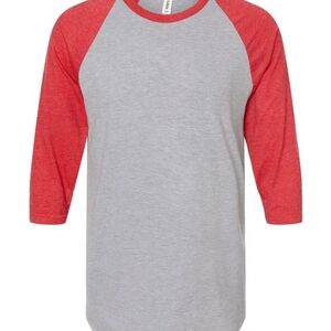 Adult Baseball T-Shirt 100% Cotton Long Sleeve  Jersey Size Medium